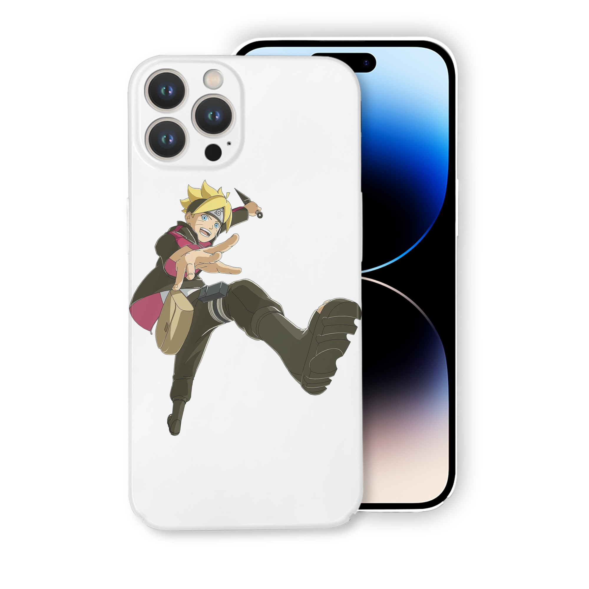 （画像用） NARUTO -ナルト- うずまき ボルト Uzumaki Boruto 【iPhone 14シリーズ対応】ハードケース